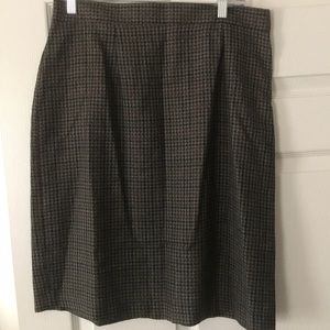 Multicolored A Line Skirt